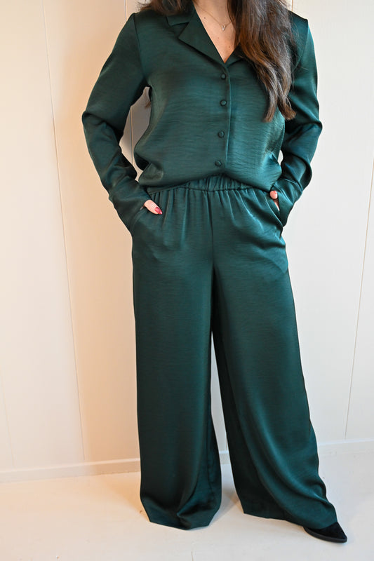 Pine Garden Lane Satin Pants