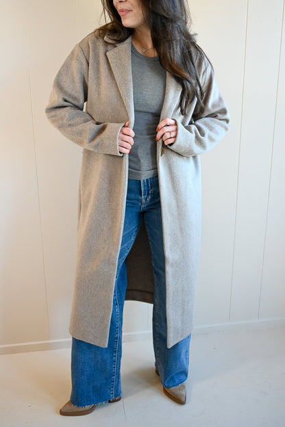 Piedmont Avenue Luxe Coat - Beach Wood