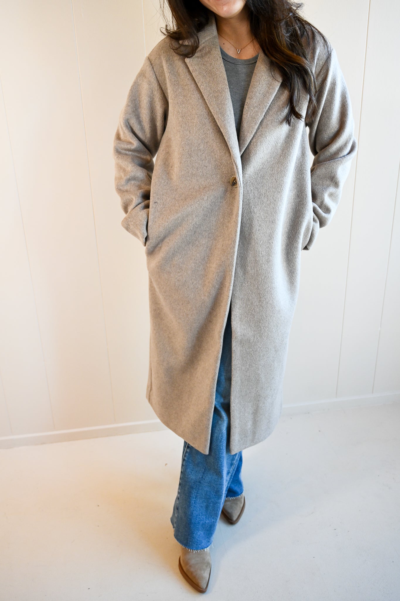 Piedmont Avenue Luxe Coat - Beach Wood