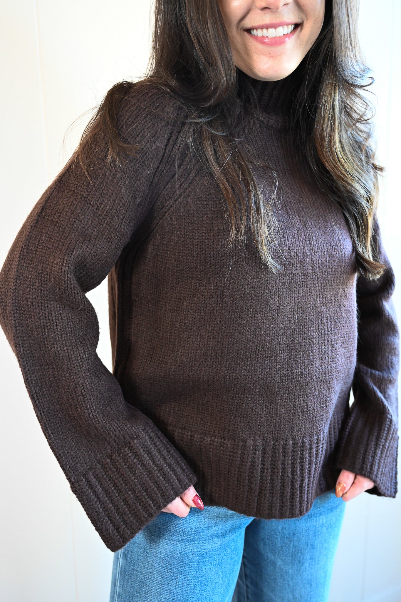 Rosemont Avenue Mock Neck Sweater