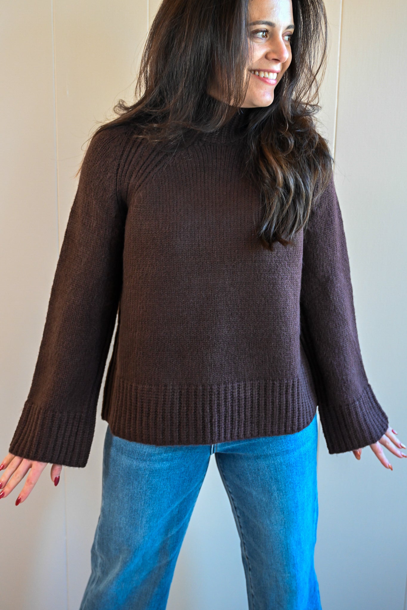 Rosemont Avenue Mock Neck Sweater