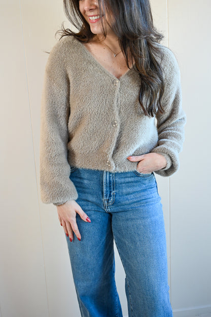 Ripple Street Fuzzy Cardigan