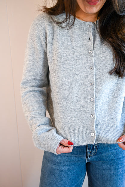 Marine Street Cozy Cardigan - Fog