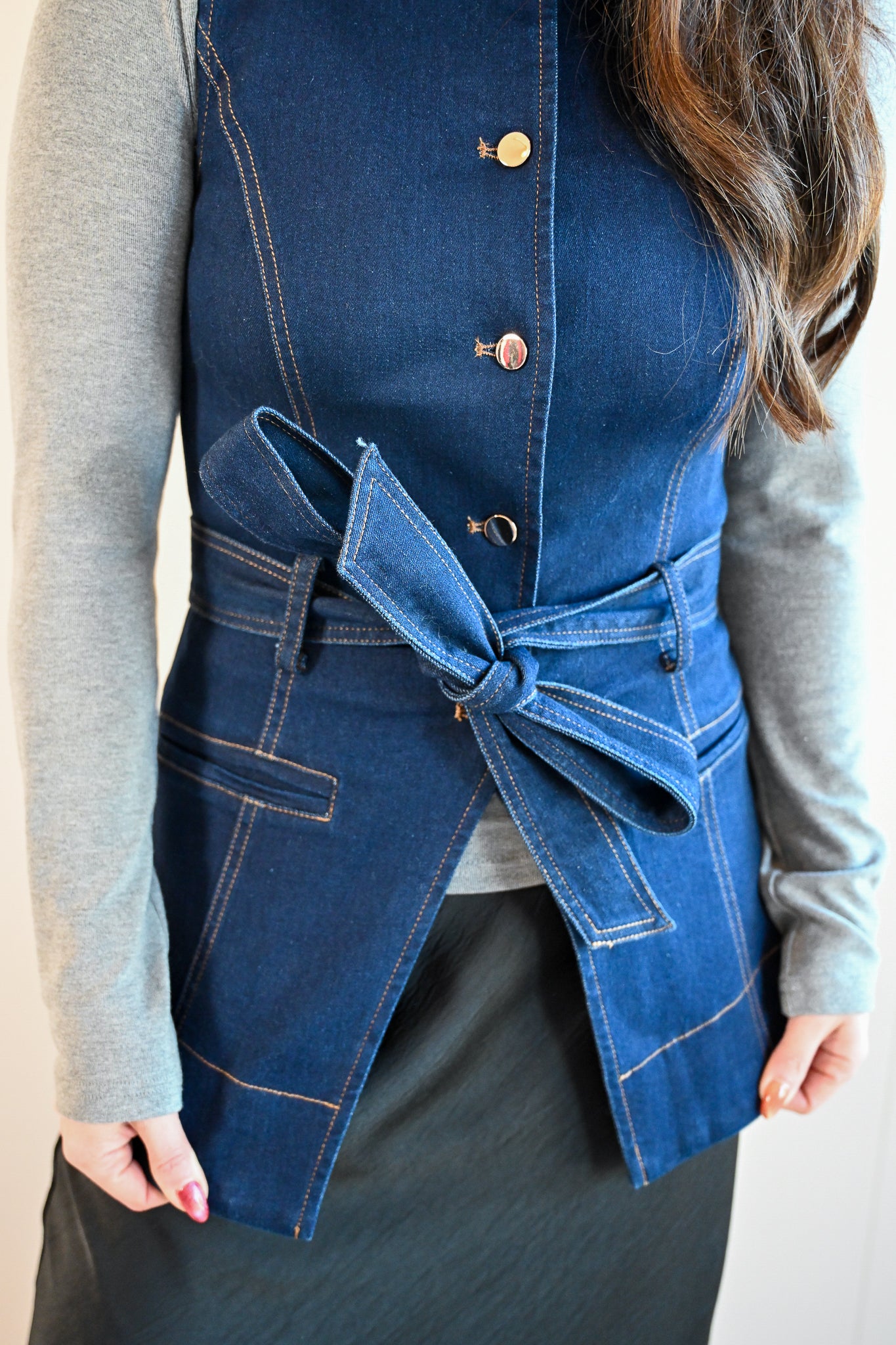 Acropolis Street Denim Vest