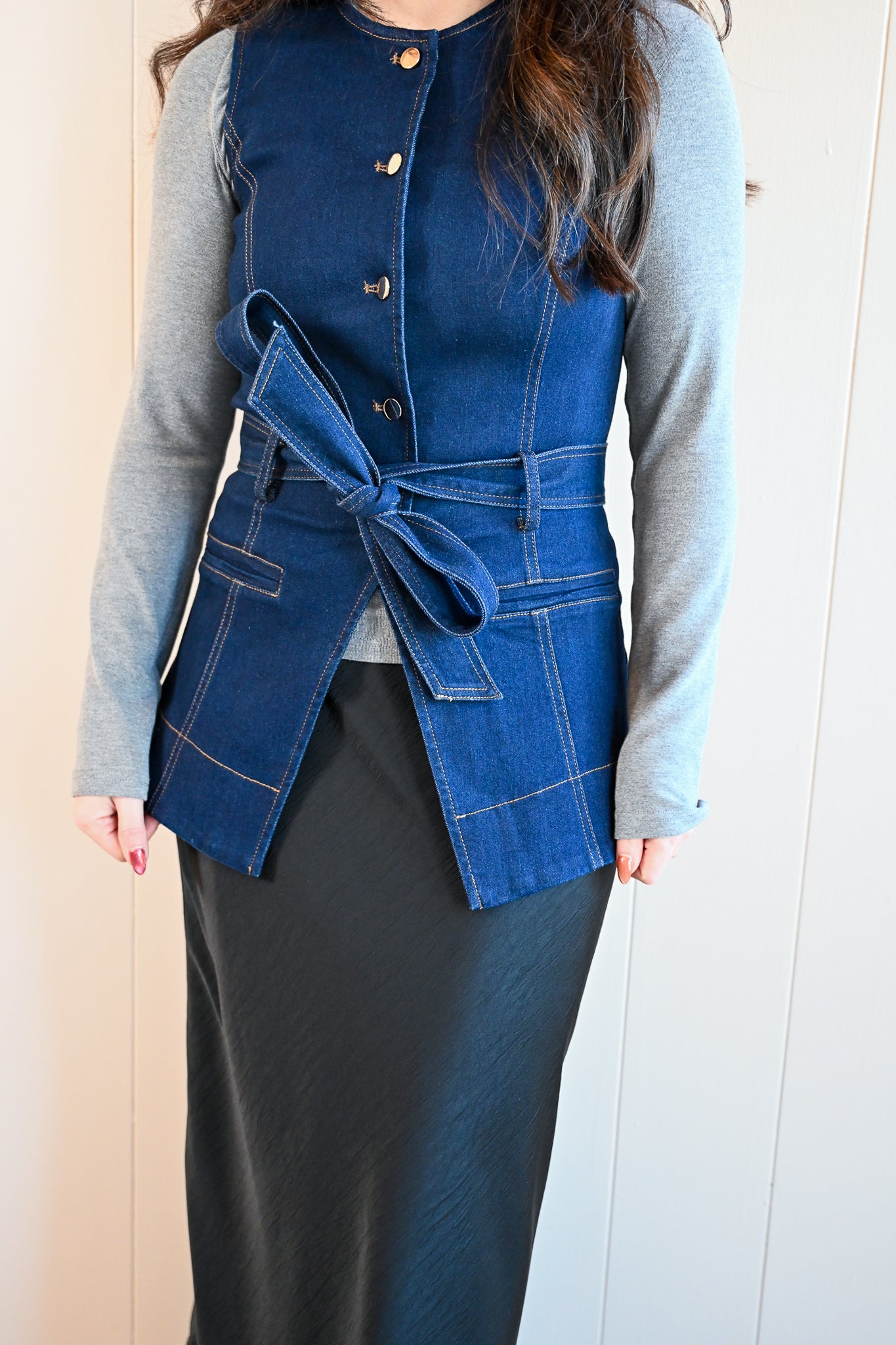Acropolis Street Denim Vest