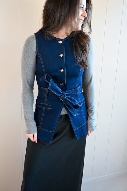 Acropolis Street Denim Vest