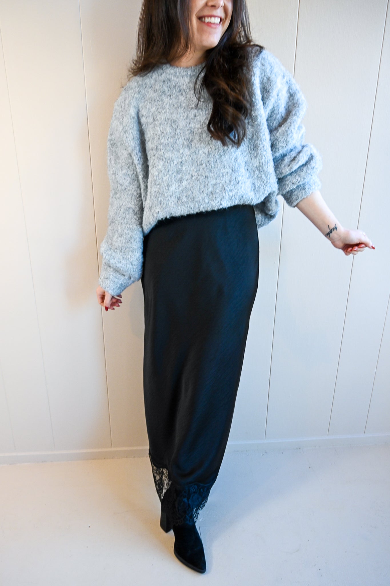 Beaumont  Avenue Sweater - Fog