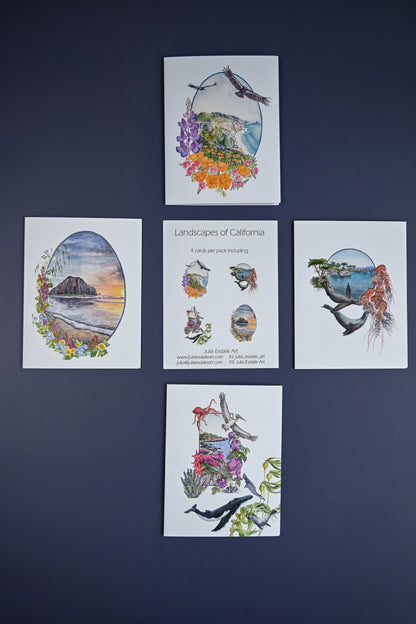 4 Pack Card Sets By By Julia Esdaile