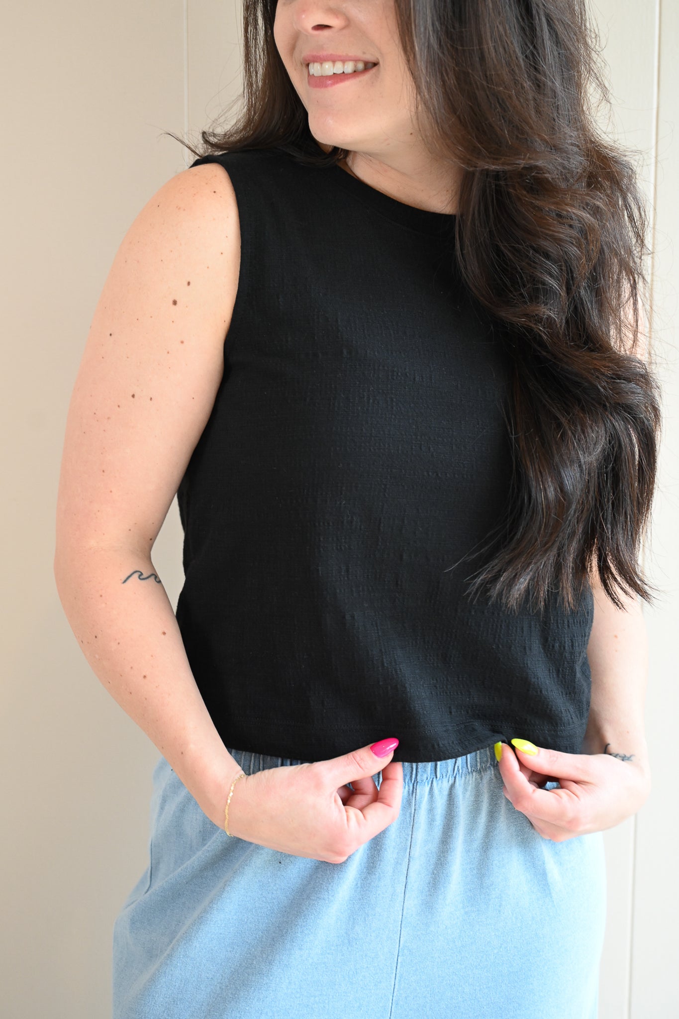 Platt Court Textured Tank - Storm