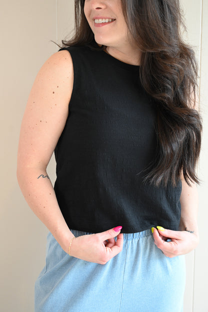 Platt Court Textured Tank - Storm