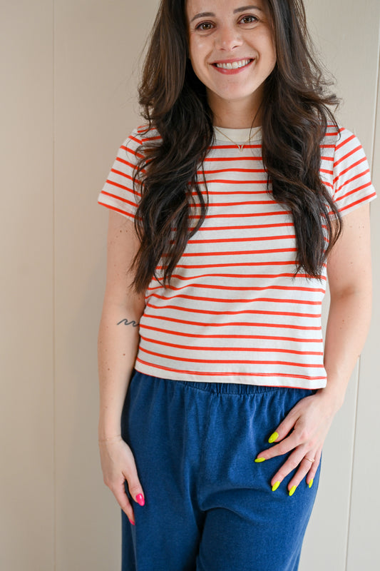 Seaview Avenue Stripe Tee