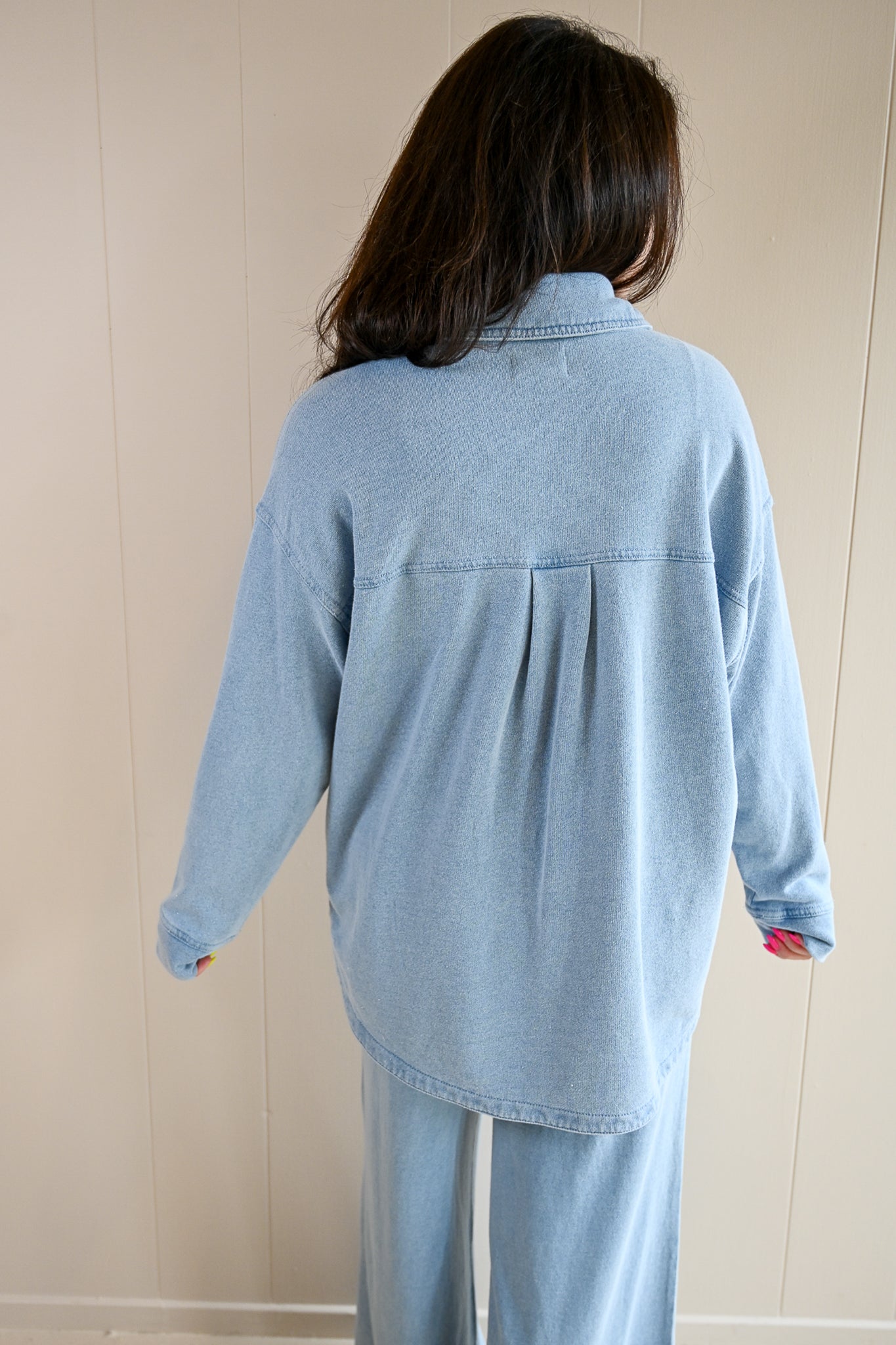 Beacon Knit Jacket - Sky