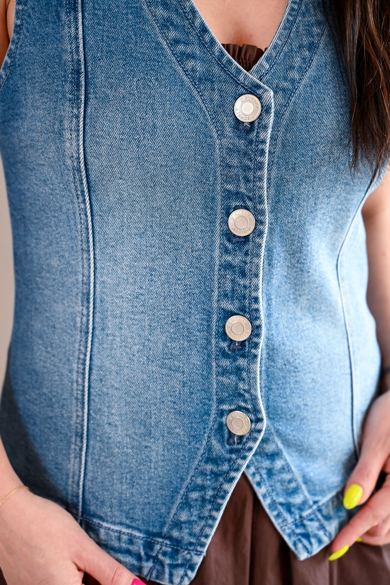 Sloat Avenue Denim Vest