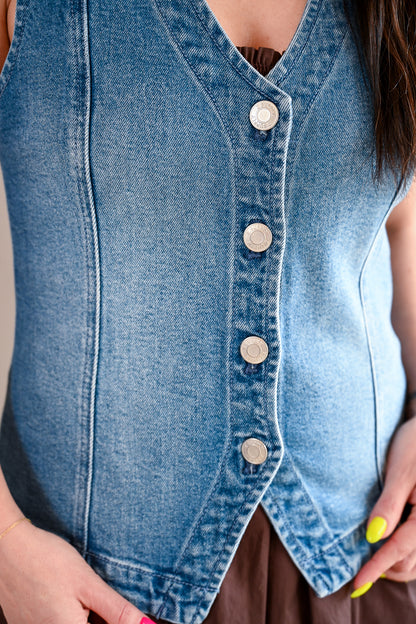 Sloat Avenue Denim Vest