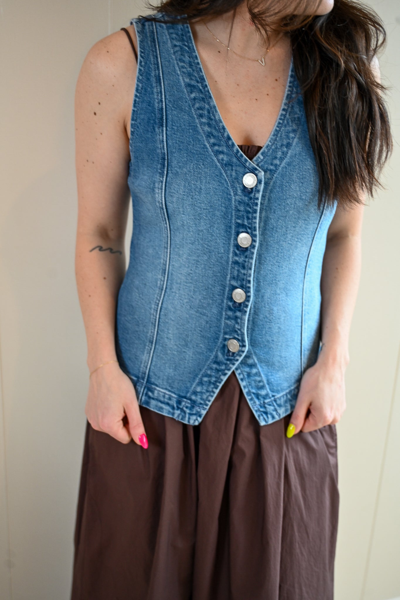 Sloat Avenue Denim Vest