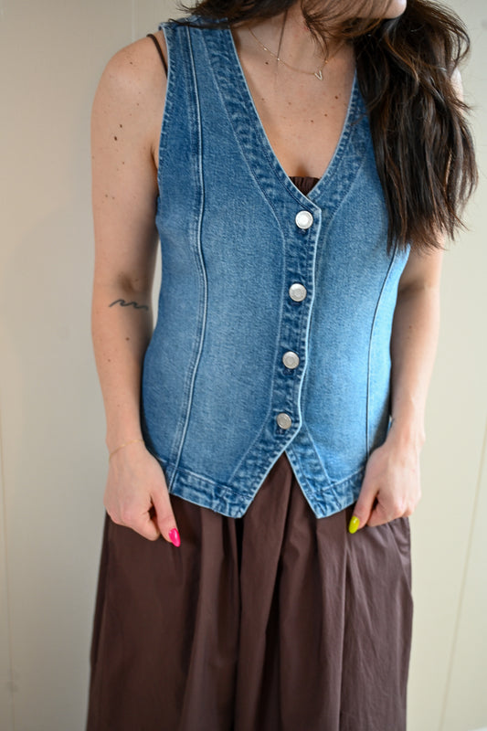 Sloat Avenue Denim Vest