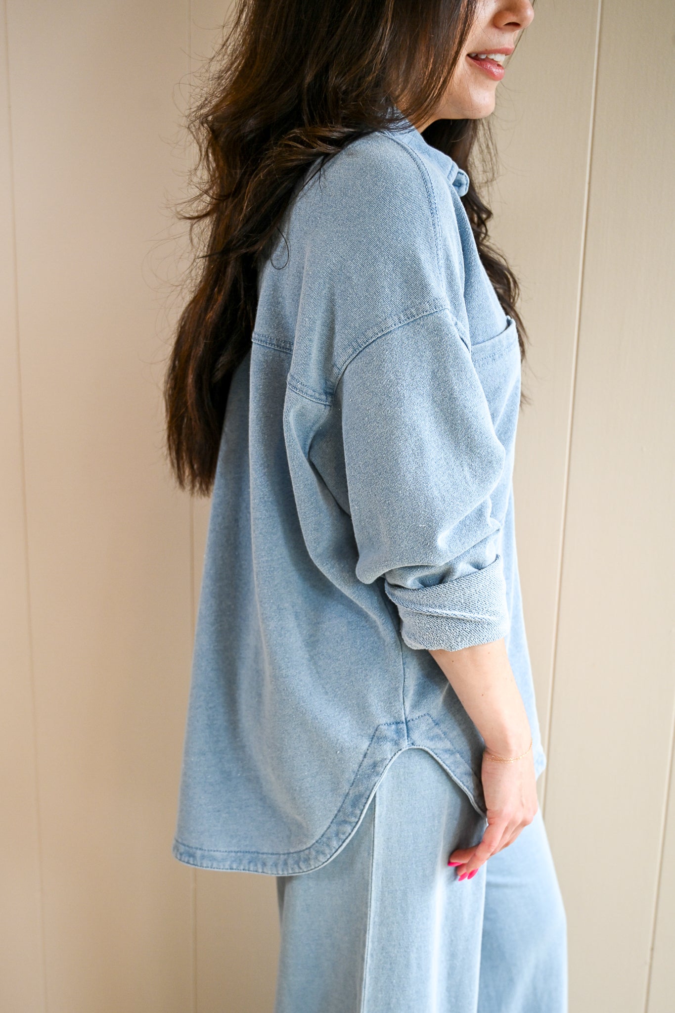 Beacon Knit Jacket - Sky