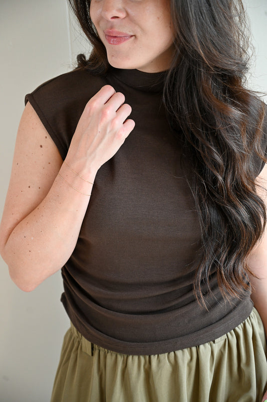 Beaufort Place Mock Neck Top