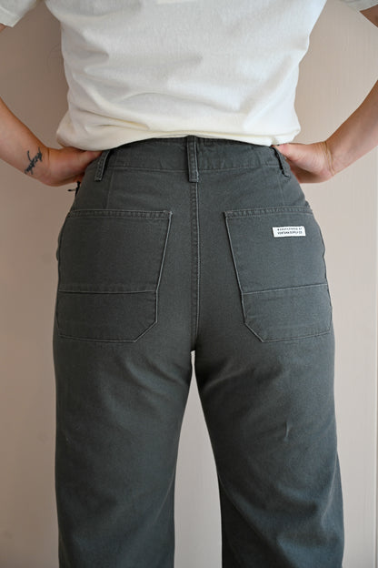 The Lily Pant Salt Washed Coal by VNTNA