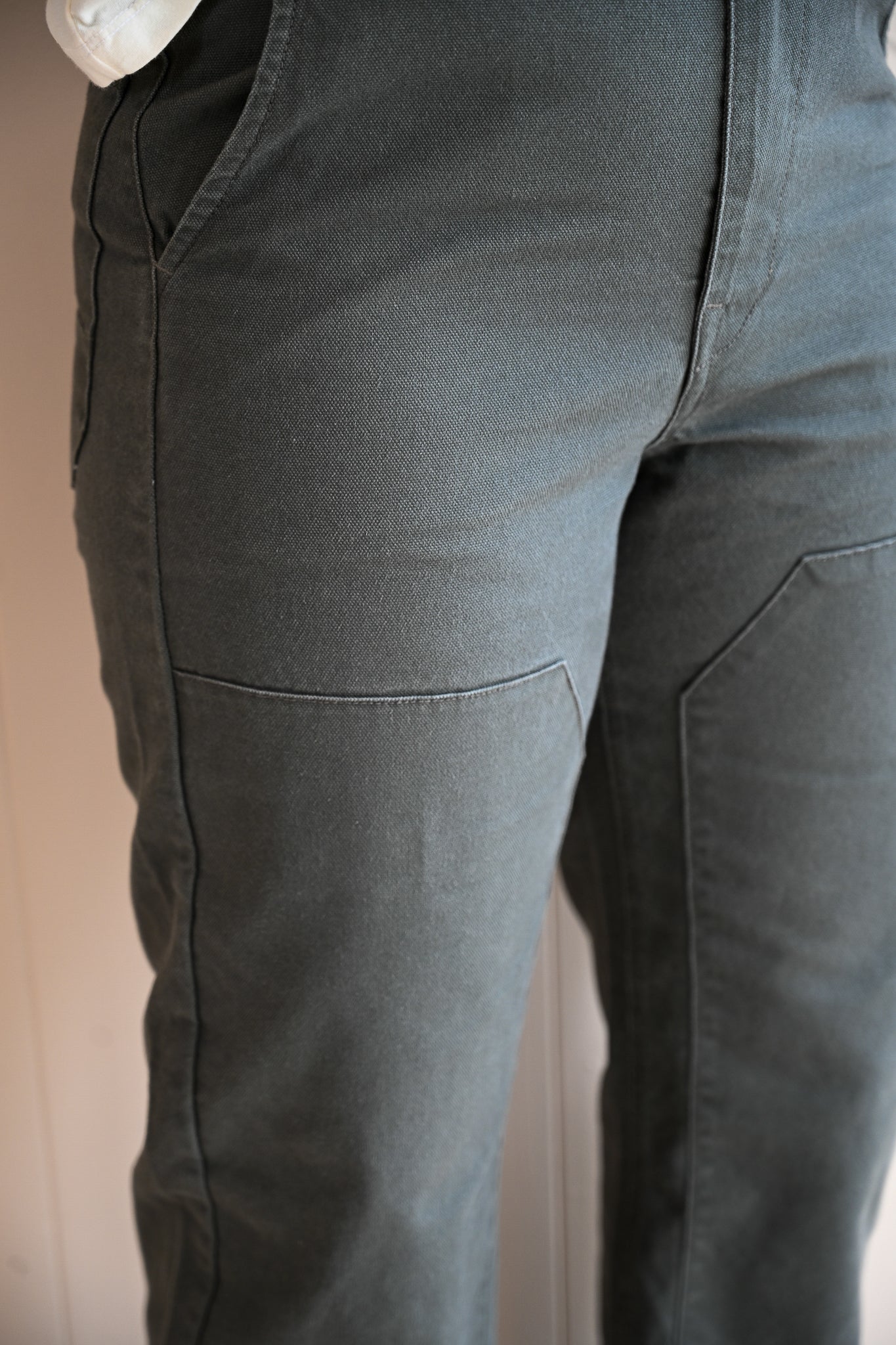 The Lily Pant Salt Washed Coal by VNTNA