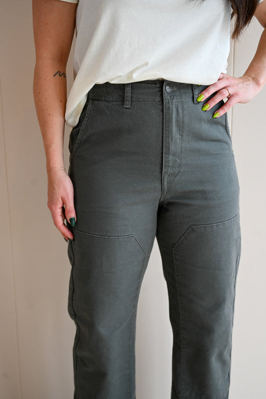 The Lily Pant Salt Washed Coal by VNTNA