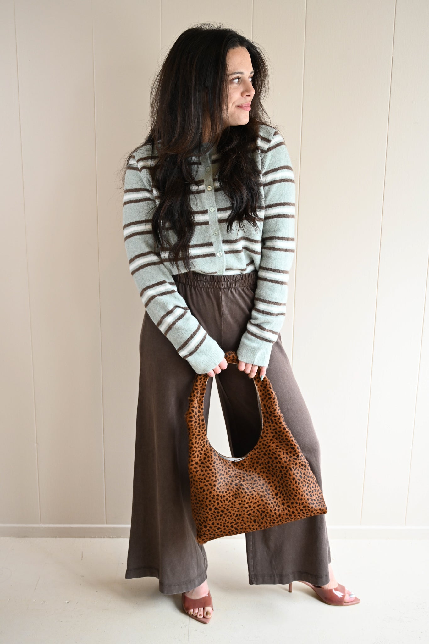 Marine Street Cozy Cardigan - Aqua Cloud