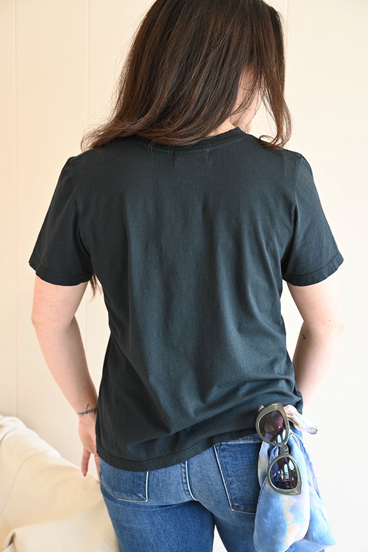 Wave Label Crew Neck - Storm
