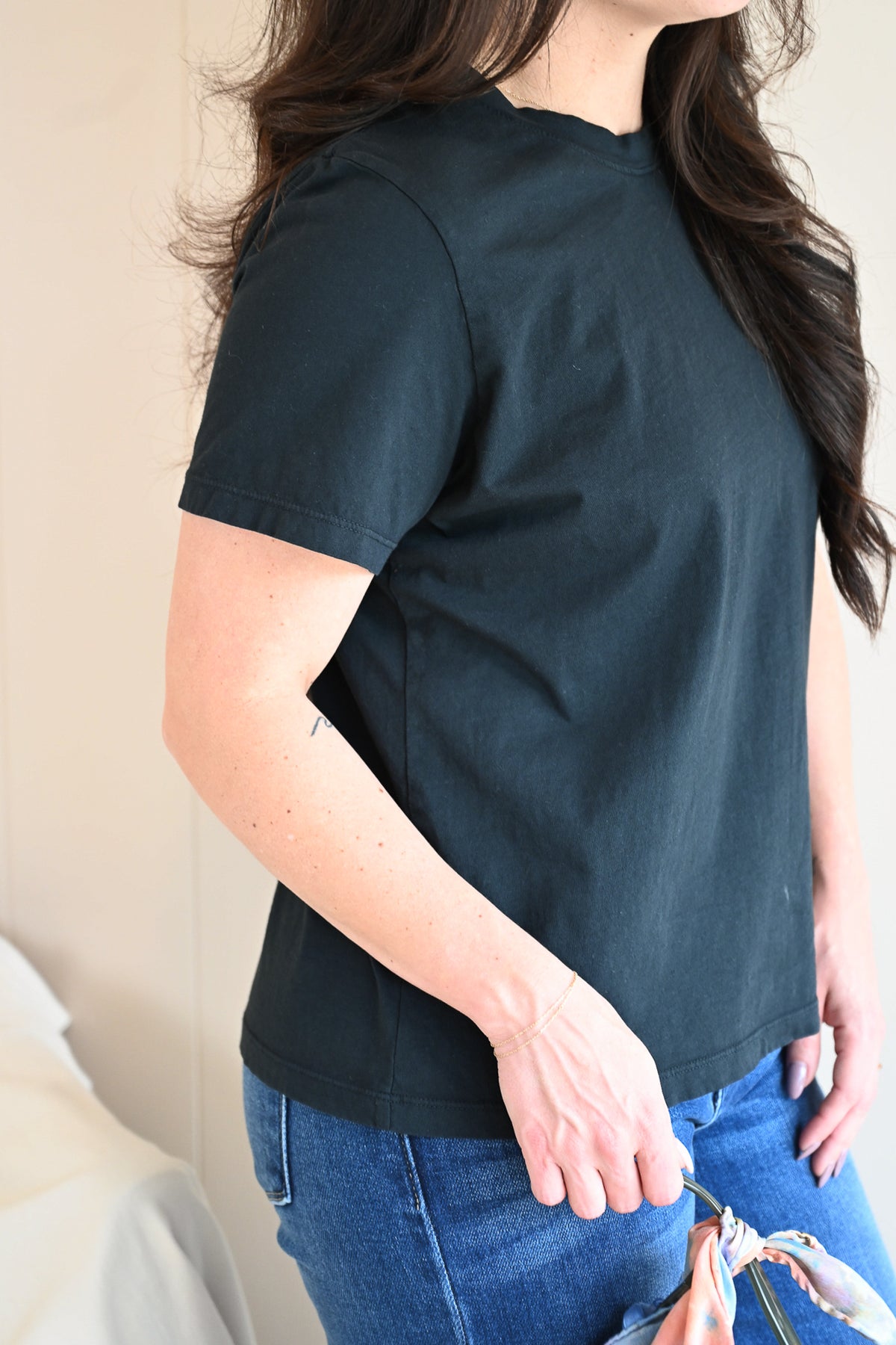 Wave Label Crew Neck - Storm