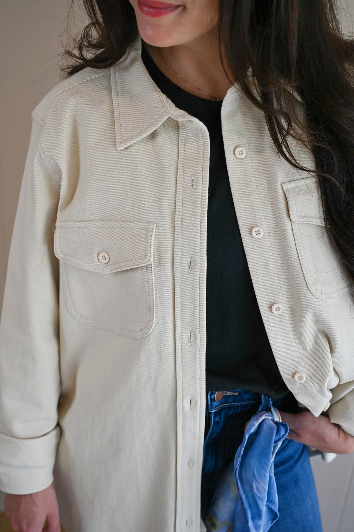 Cove Shirt Cream by VNTNA