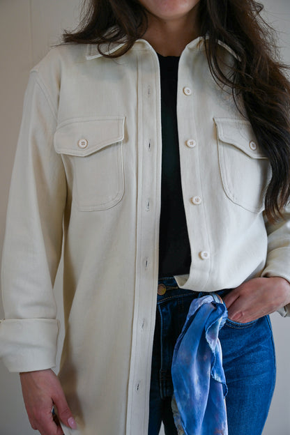 Cove Shirt Cream by VNTNA