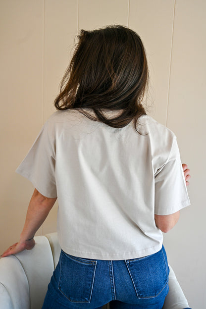 Classic Boy Tee Sandstone by VNTNA