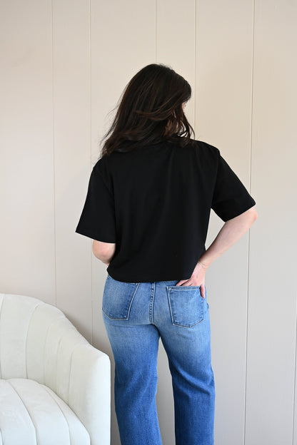 Classic Boy Tee Black by VNTNA