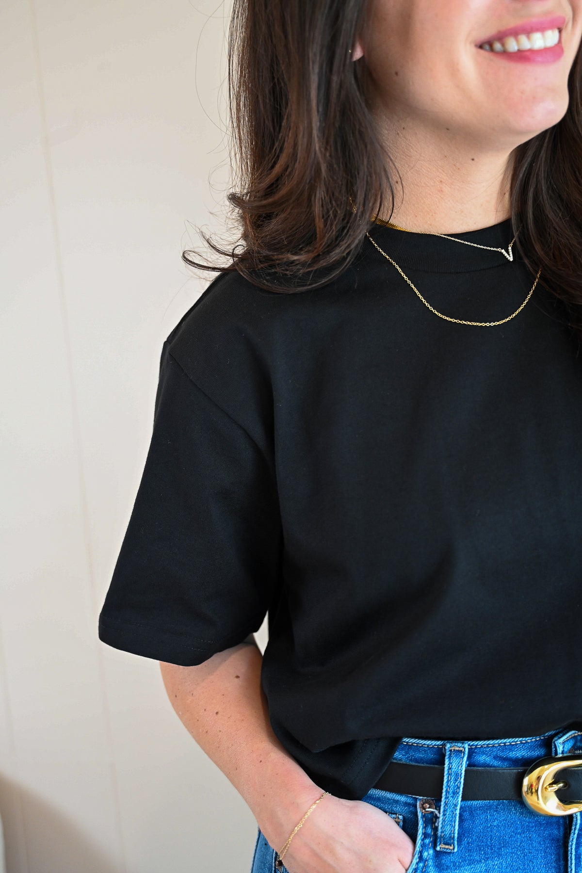 Classic Boy Tee Black by VNTNA