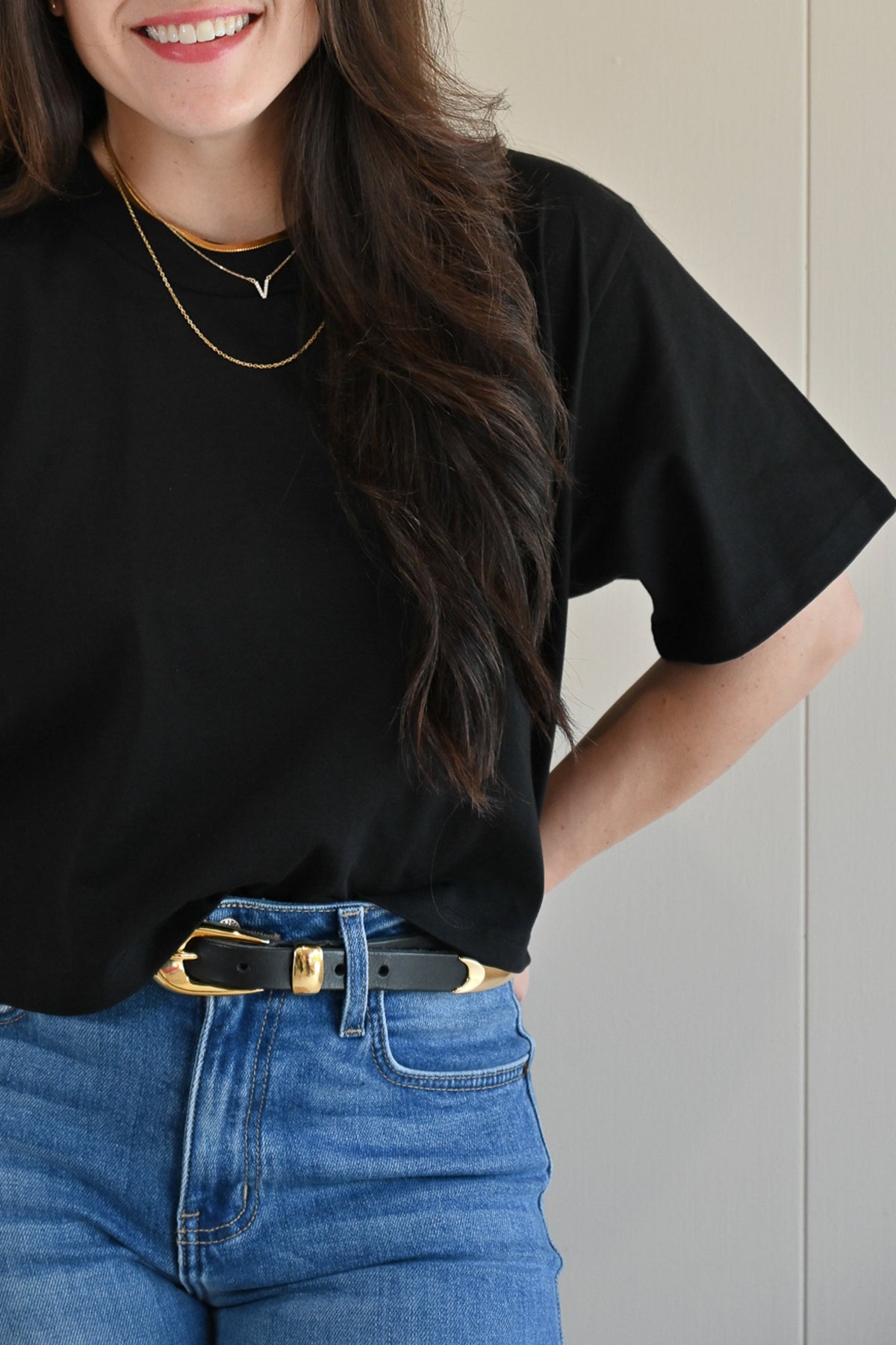 Classic Boy Tee Black by VNTNA