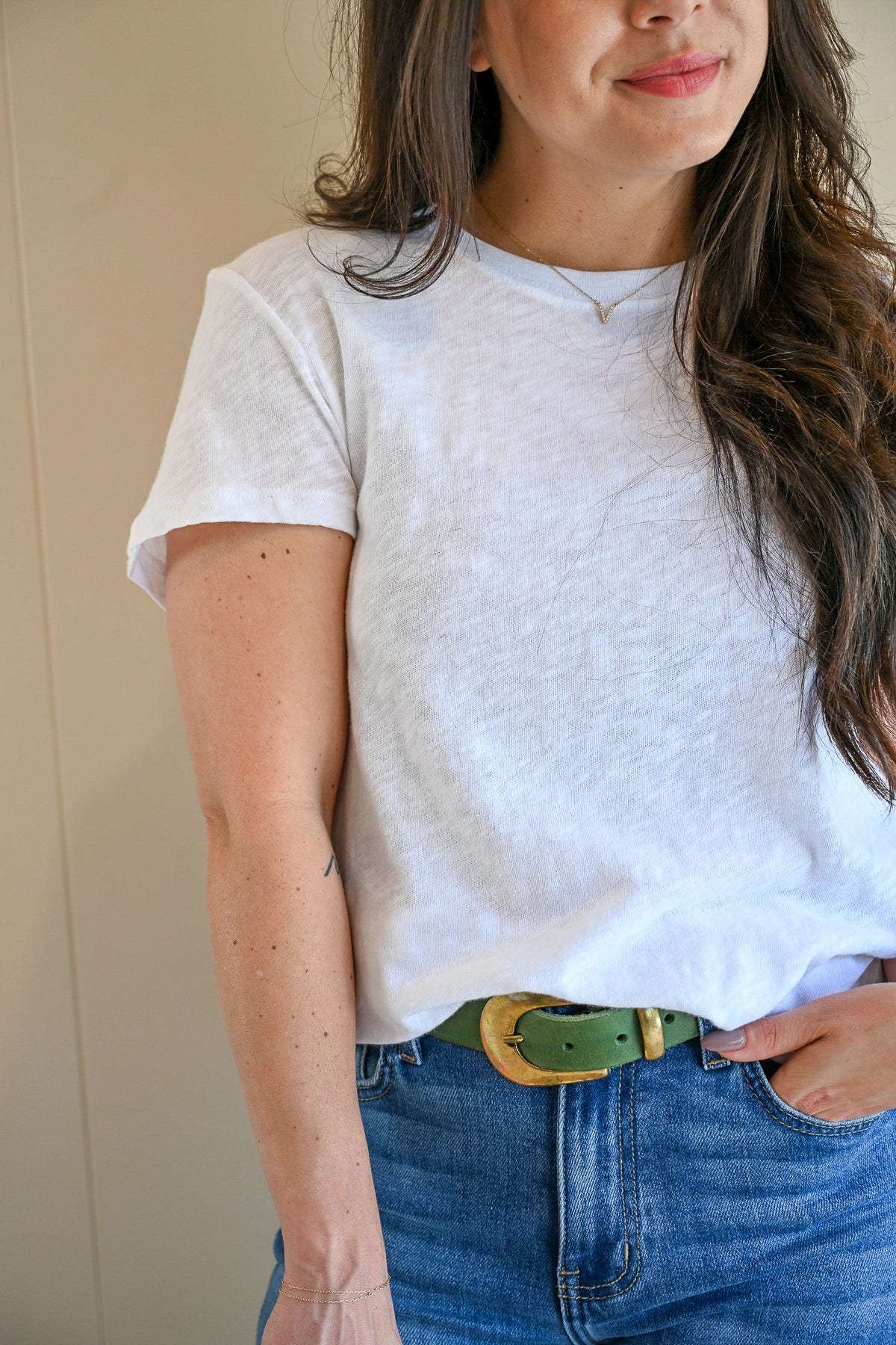 Austin Avenue Oversized Tee - Cloud