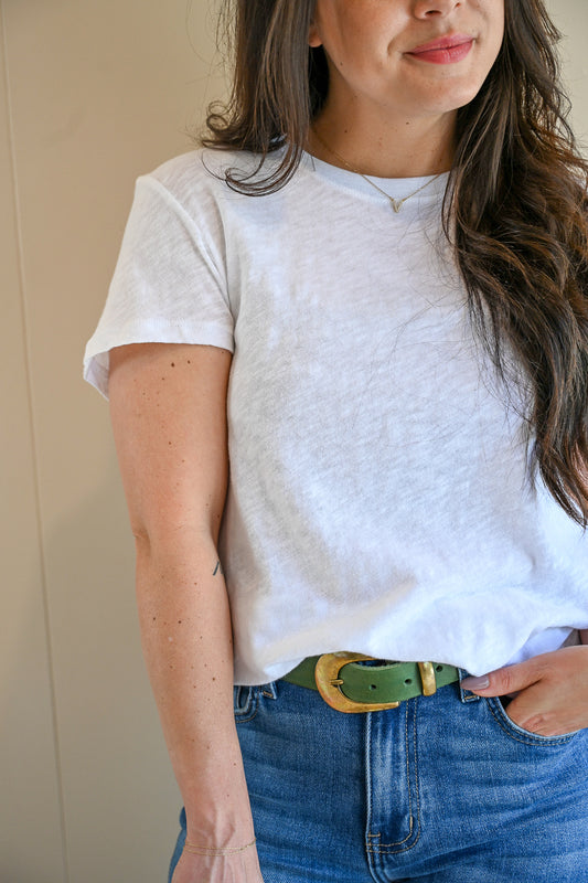 Austin Avenue Oversized Tee - Cloud