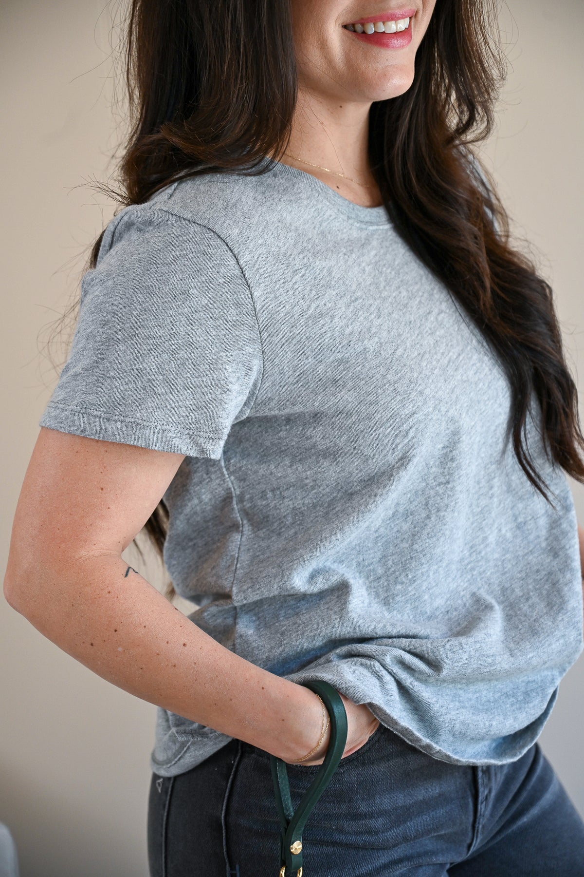 Austin Avenue Oversized Tee - Fog