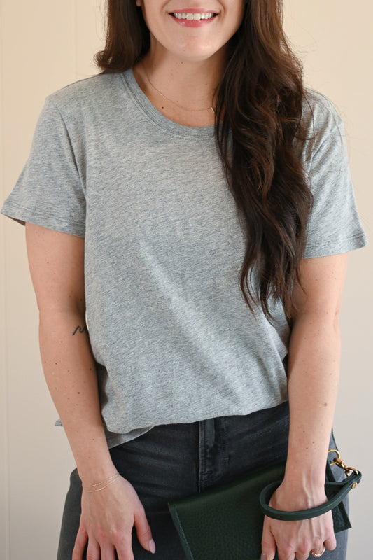 Austin Avenue Oversized Tee - Fog