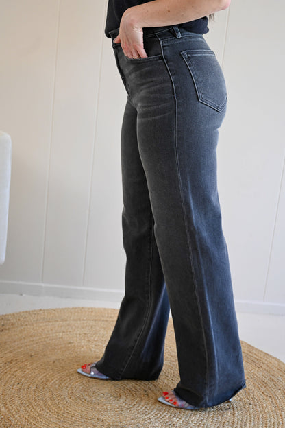 Day Circle Dark Gray Straight Leg Jeans