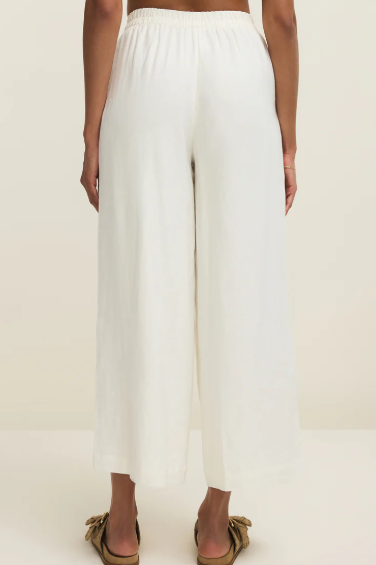 Central Avenue Linen Pant - Cloud