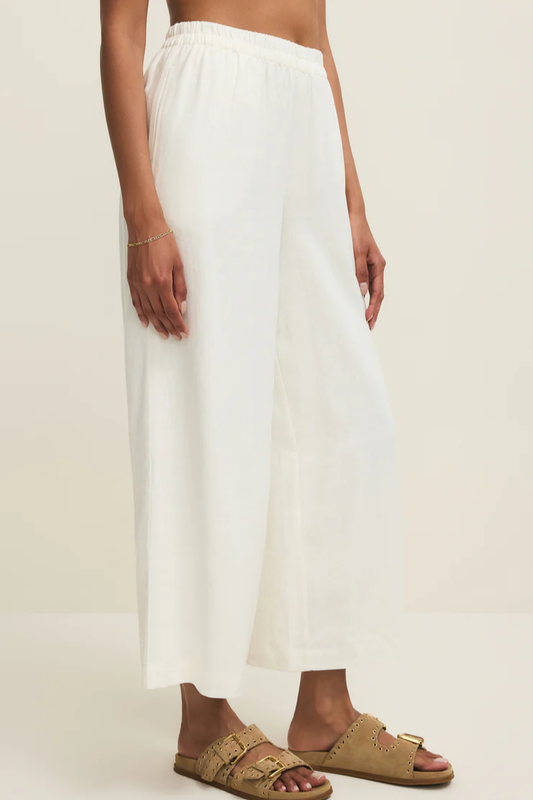 Central Avenue Linen Pant - Cloud
