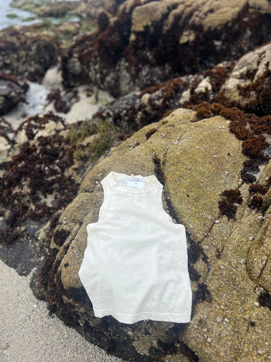 Wave Label - Everyday Tank - Sand