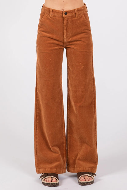Bentley Street Wide Leg Corduroy Trouser