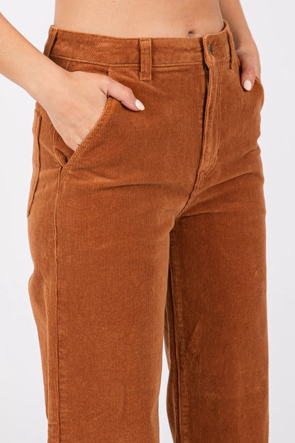 Bentley Street Wide Leg Corduroy Trouser