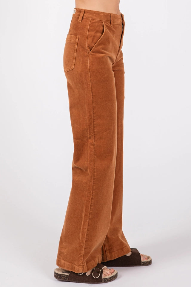 Bentley Street Wide Leg Corduroy Trouser
