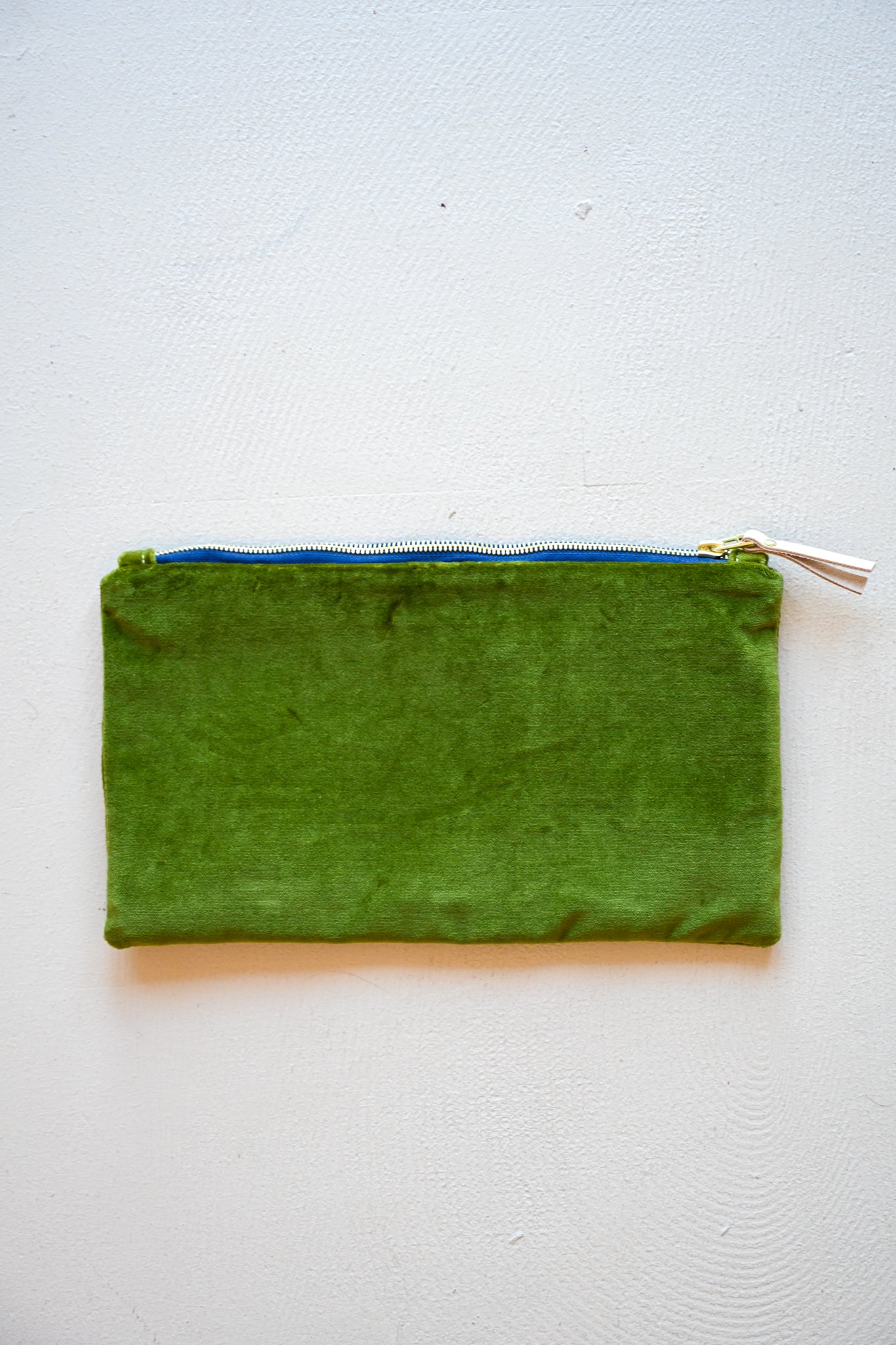 Velvet Clutch - Evergreen