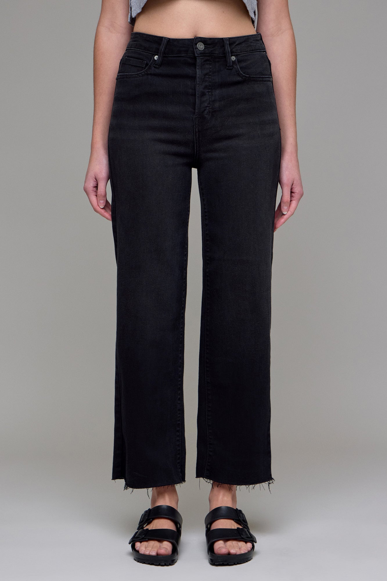 Willow Straight Leg Scissor Hem Jeans