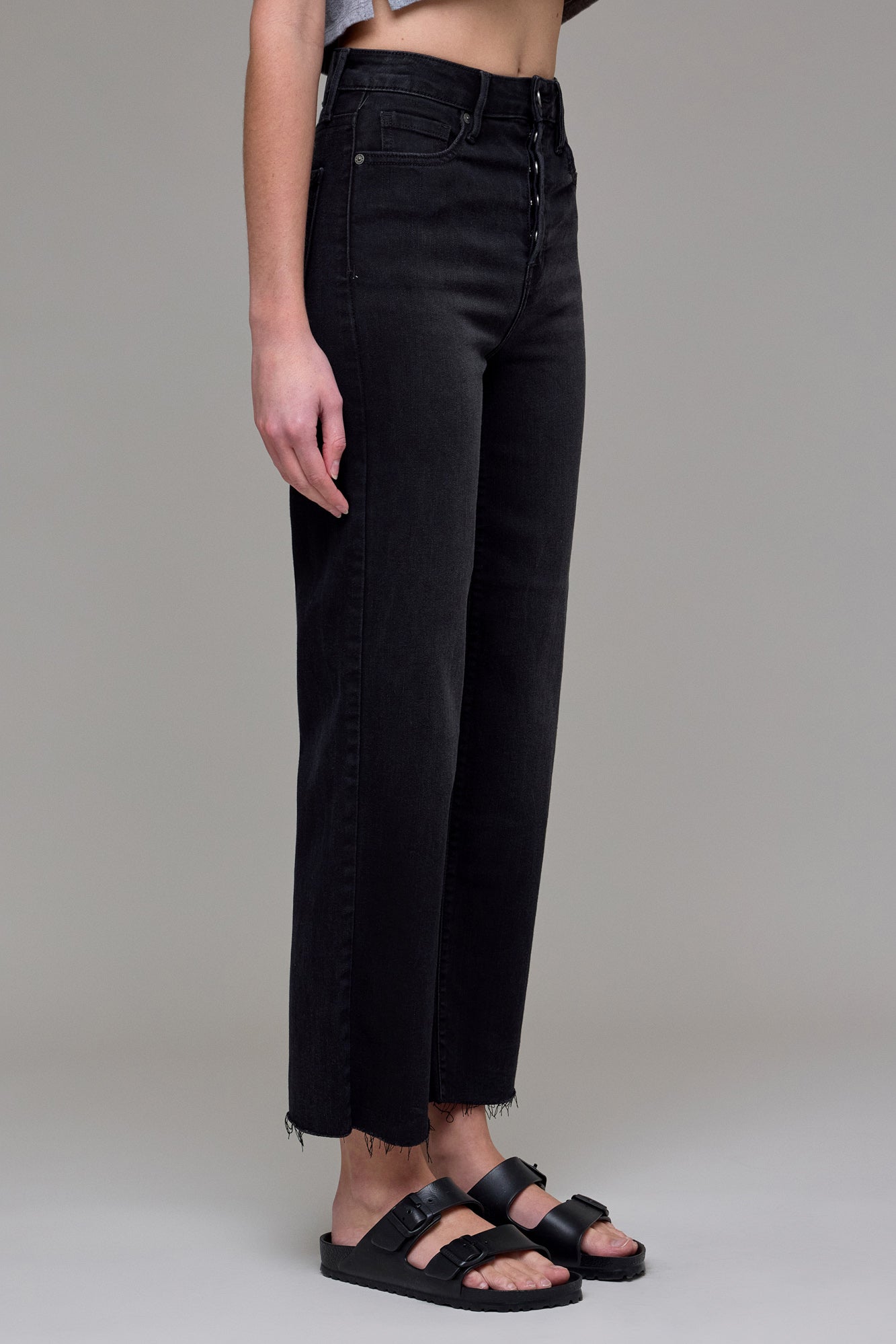 Willow Straight Leg Scissor Hem Jeans