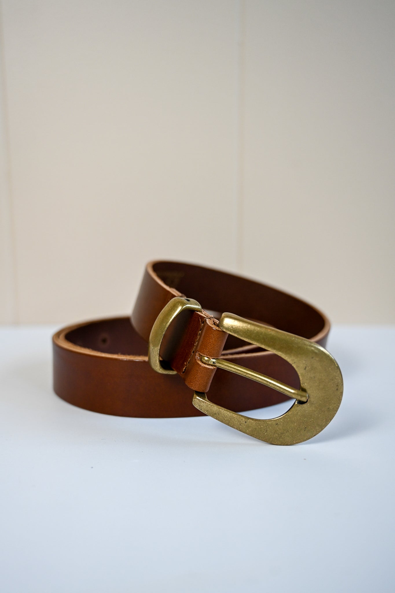 Brown Italian Leather Belt
