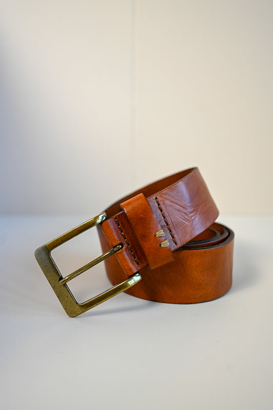 Brown Leather Belt